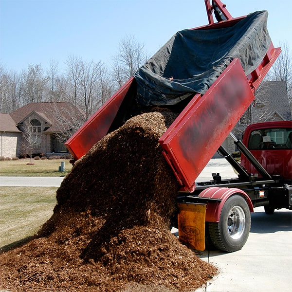 mulch delivery costs vary depending on the quantity and type of mulch